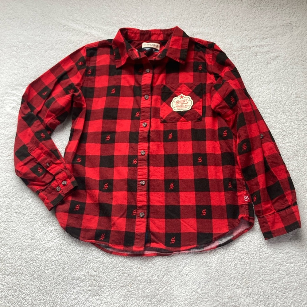 Magellan Outdoors Shiner Classic Fit Flannel Ladies M